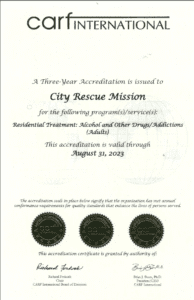 accreditation certificate