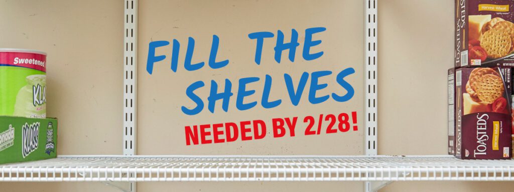 Fill our shelves!